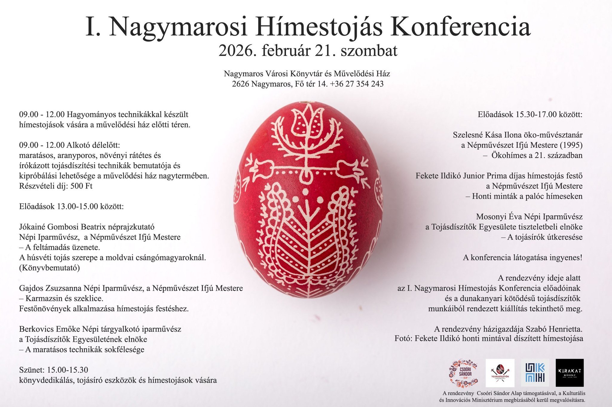 I. Nagymarosi Hímestojás Konferencia