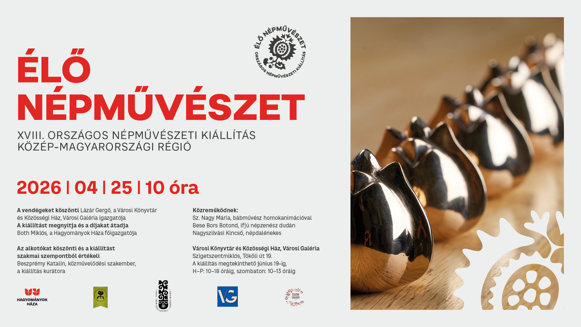 Élő Népművészet Kiállításmegnyitó