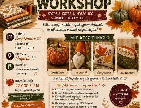 Varró workshop és varró tábor