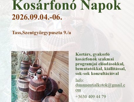 II. Nemzetközi Kosárfonó Napok